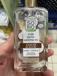 SO'BIO ÉTIC - Huile sèche sublimante coco