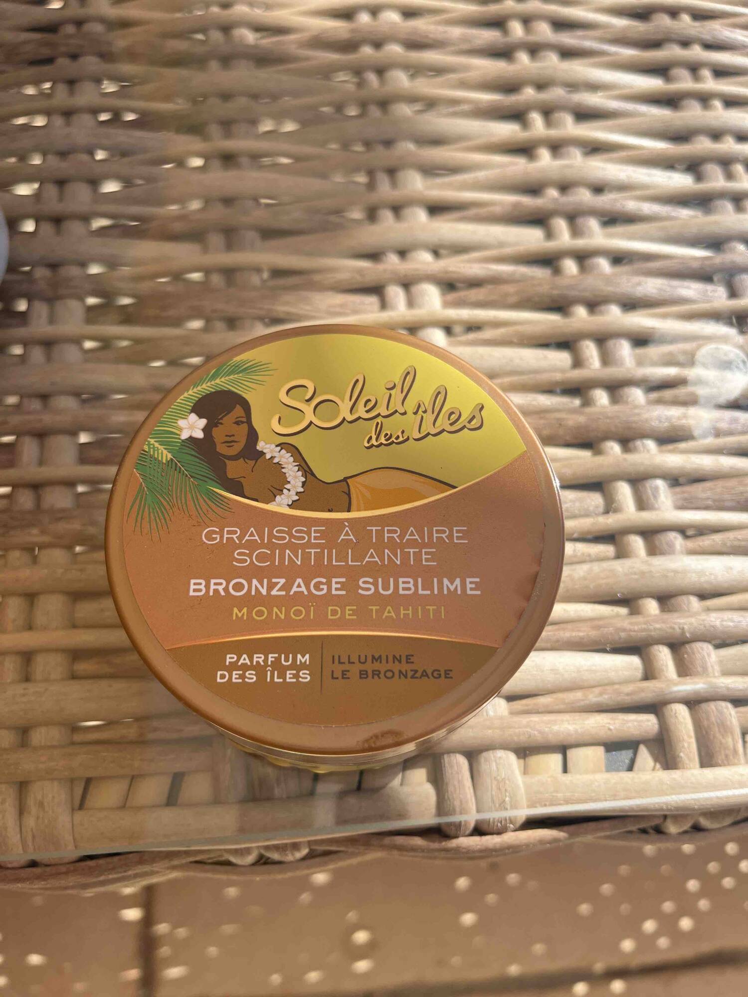 SOLEIL DES ILES - Graisse à traire scintillante - Bronzage sublime