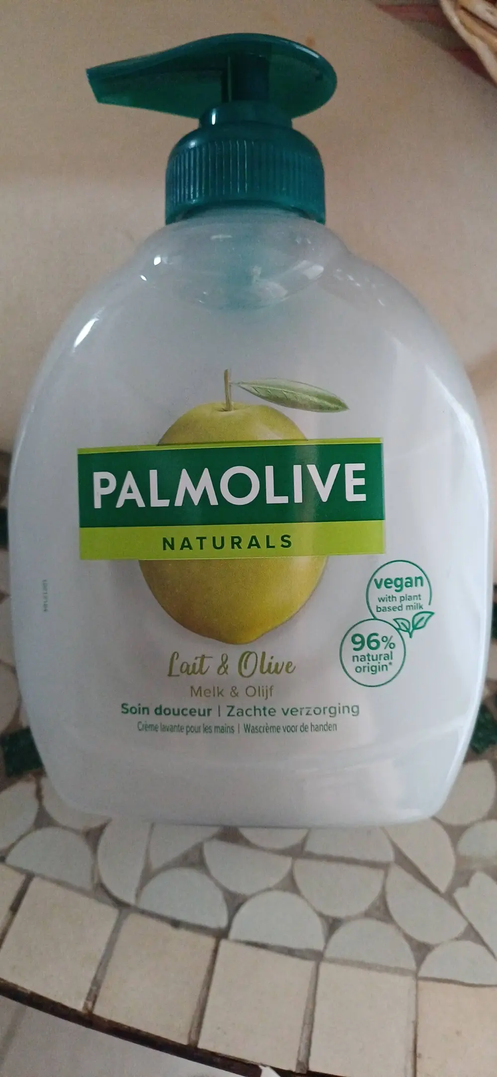 PALMOLIVE - Lait & olive - Crème lavante pour les mains