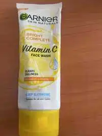 GARNIER - Bright complete vitamin C - Face wash