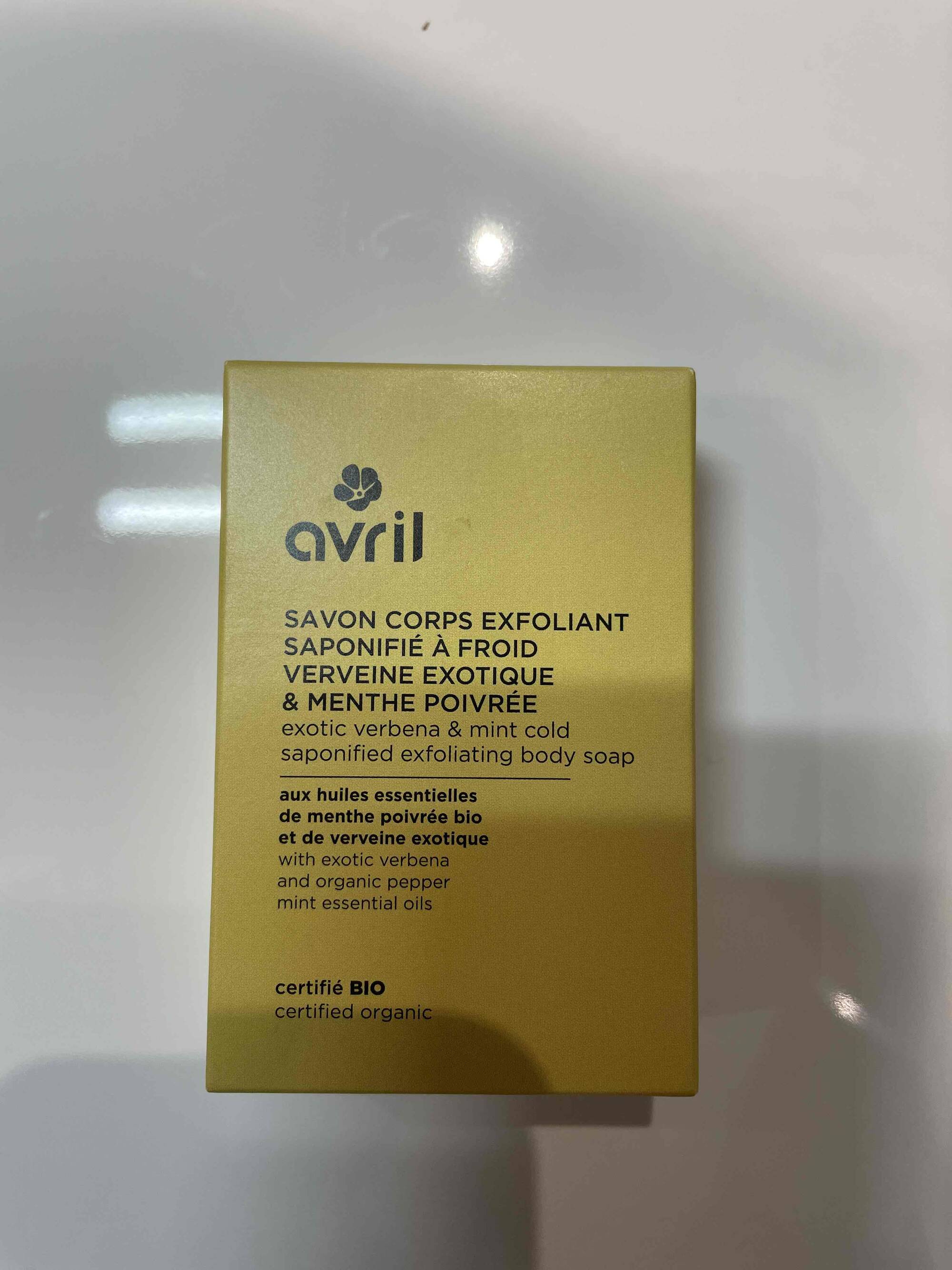 AVRIL - Savon corps exfoliant verveine exotique & menthe poivrée