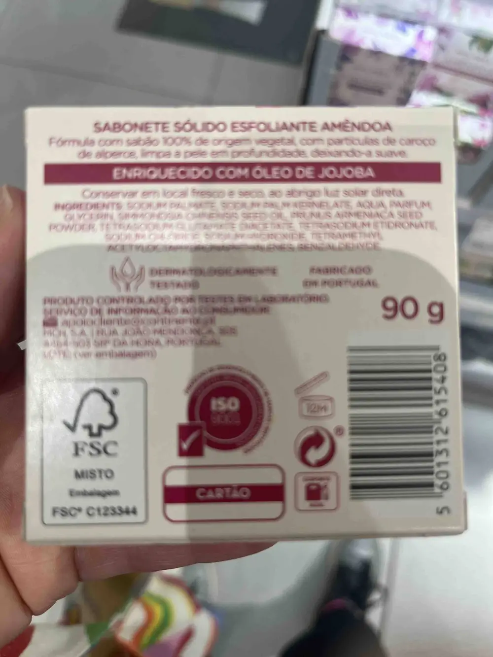 MYLABEL - Sabonete solido esfoliante amêndoa