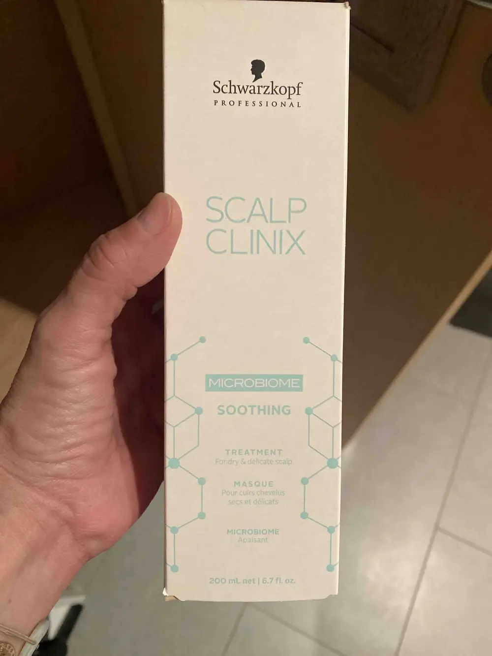 SCHWARZKOPF - Scalp clinix - Masque microbiome apaisant