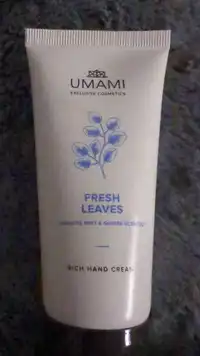 UMAMI - Fresh leaves - Rich hand cream 