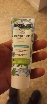 COSLYS - Haleine fraîche - Dentifrice fraîcheur menthol