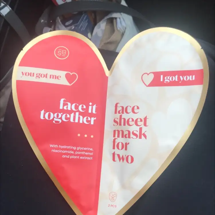 B'S - Face sheet mask for two