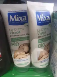 MIXA - La crème visage bio des peaux sensibles