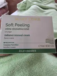 MARY COHR - Soft peeling - Crème rénovatrice éclat