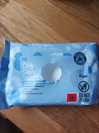 PRIMARK - PS oily skin - Lingettes nettoyantes pour le visage