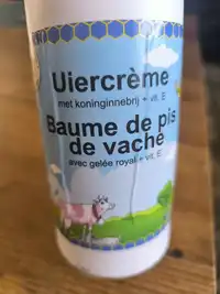 UIERCREME - Baume de pis de vache