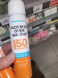 THE BEAUTY DEPT - Face mist over makeup with SPF50