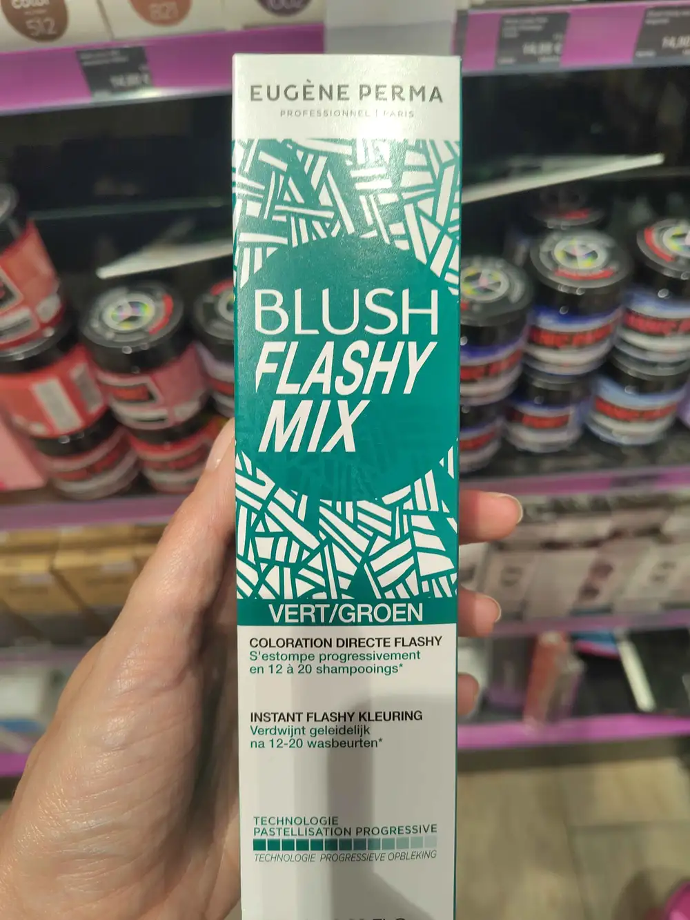 EUGÈNE PERMA - Blush flashy mix - Coloration directe flashy vert