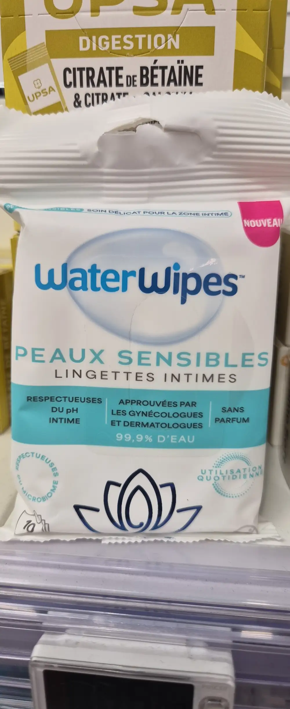 WATERWIPES - Lingettes intimes peaux sensibles