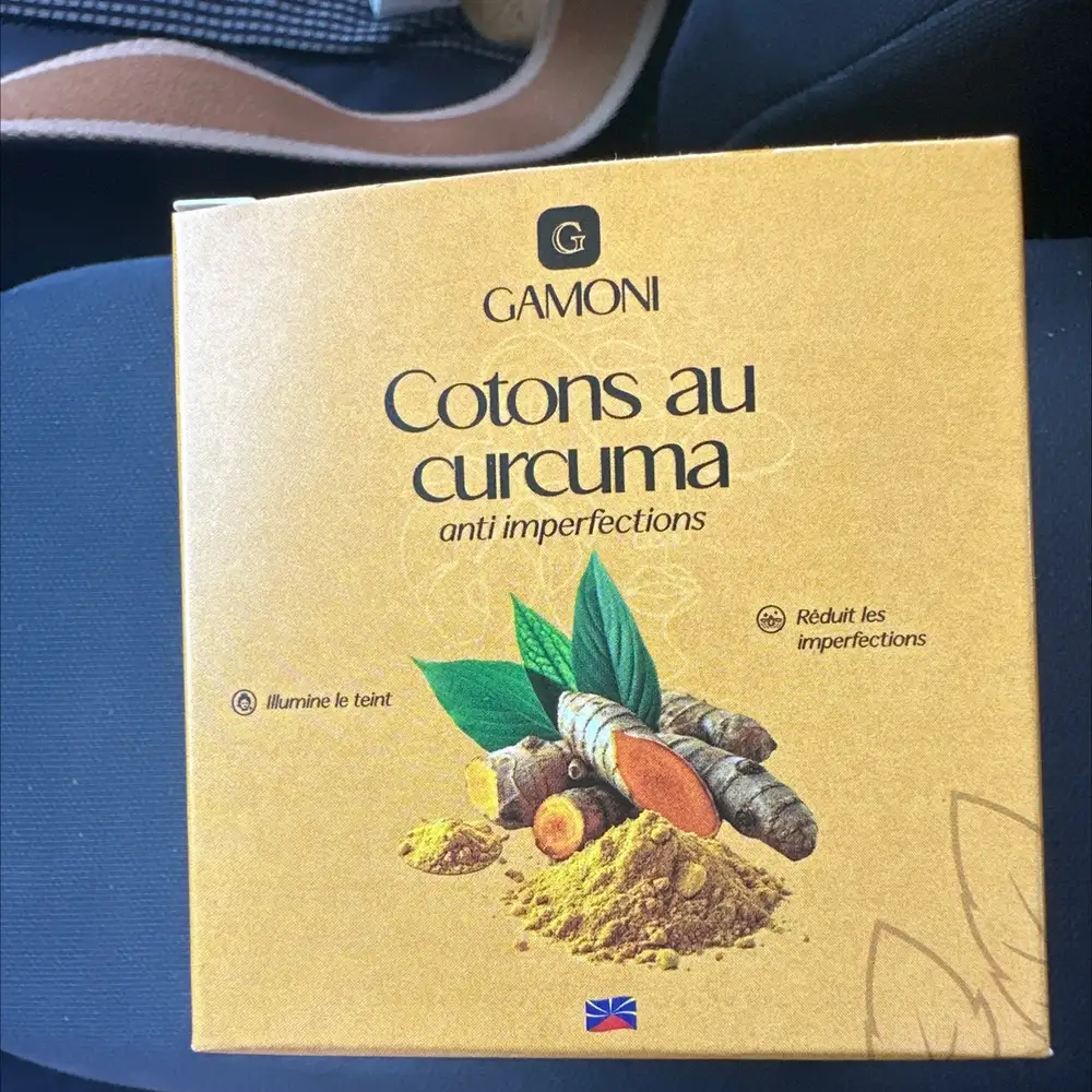 GAMONI - Anti-imperfections cotons au curcuma 