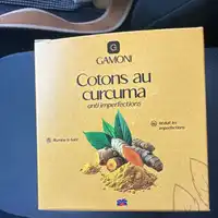 GAMONI - Anti-imperfections cotons au curcuma 
