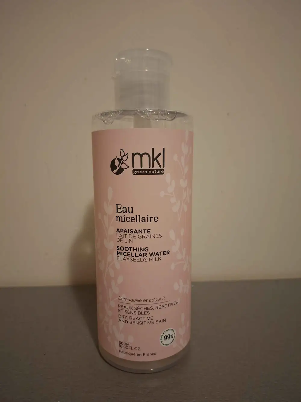 MKL GREEN NATURE - Eau micellaire apaisante lait de graines de lin