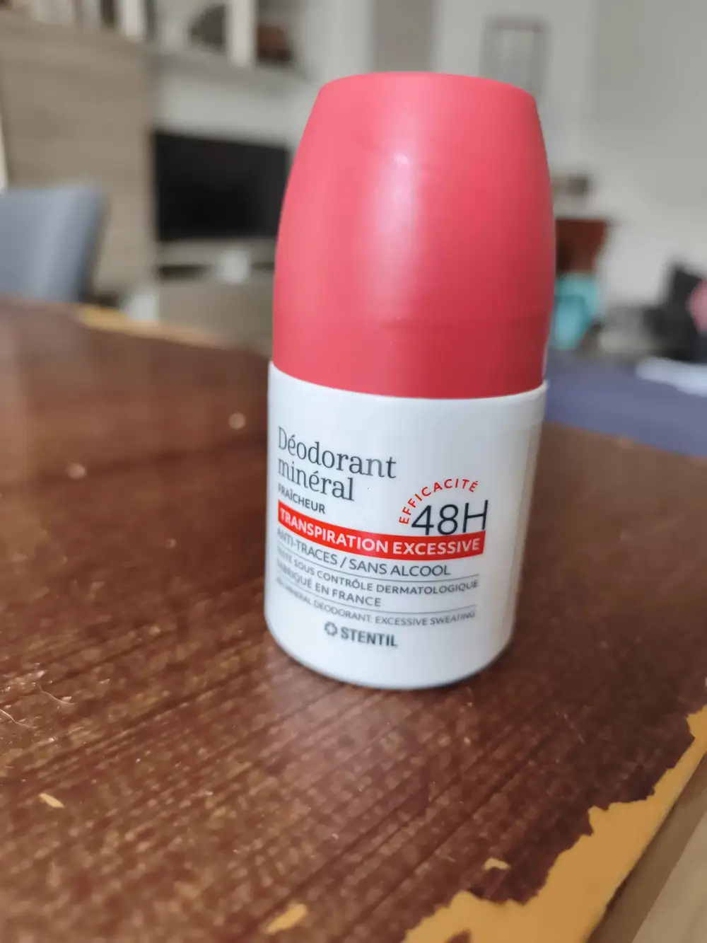 STENTIL - Transpiration excessive - Déodorant minéral 48h 
