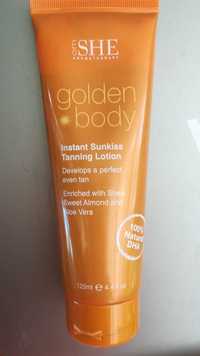 OM SHE AROMATHERAPY - Golden body - Instant sunkiss tanning lotion