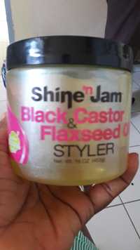 SHINE N JAM - Black Castor & Flaxseed Oil - Styler