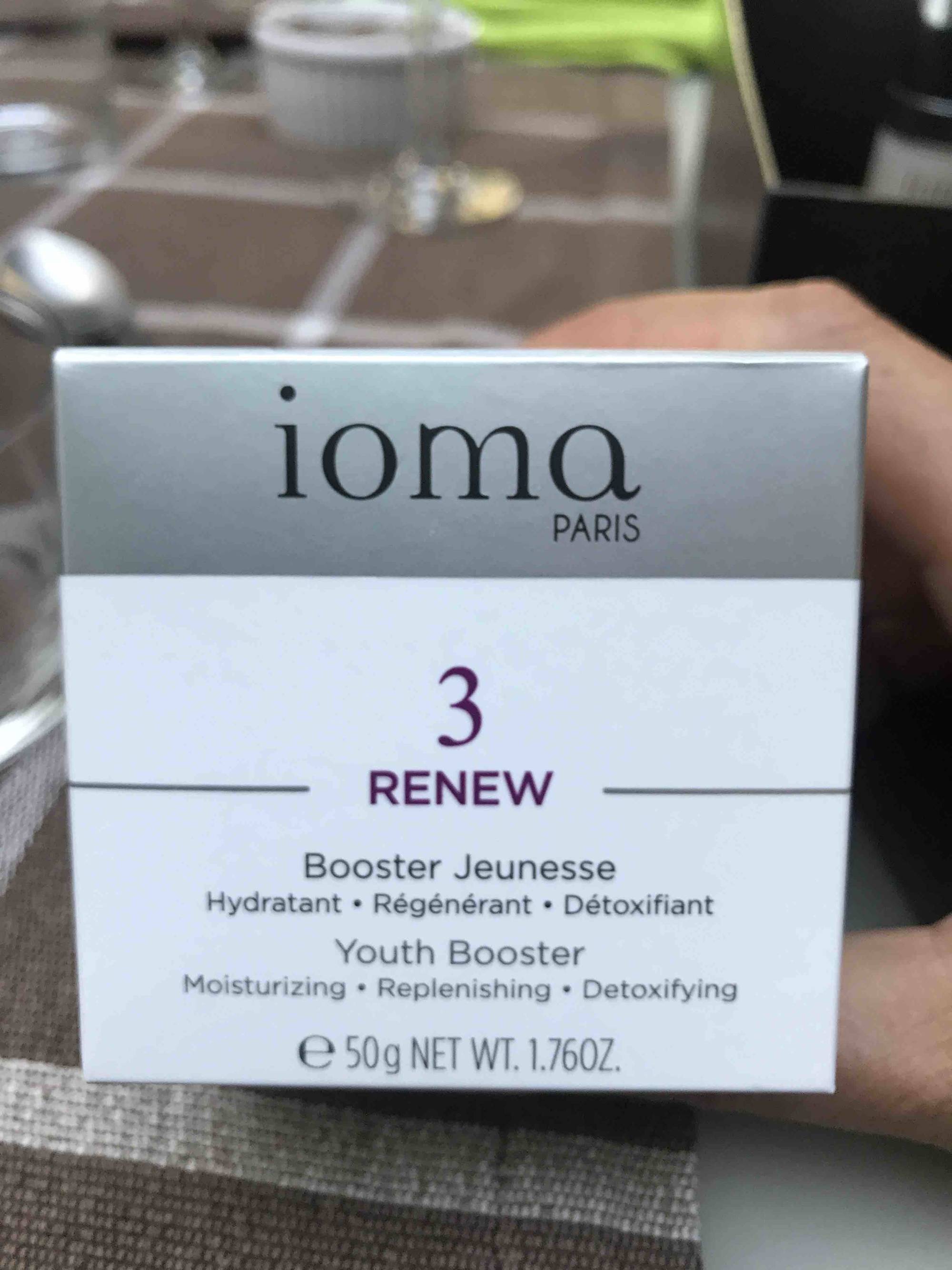 IOMA - 3 Renew - Booster jeunesse