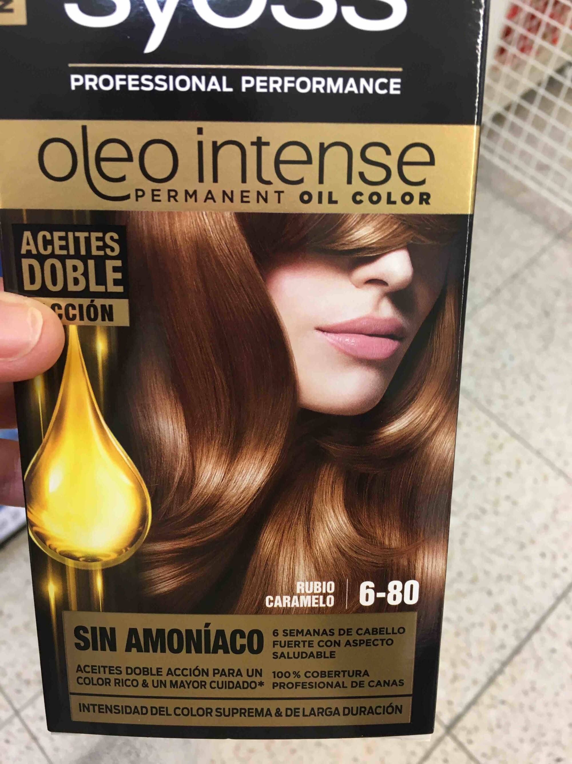 SYOSS - Oleo intense - Permanent oil color 6-80 rubio caramelo