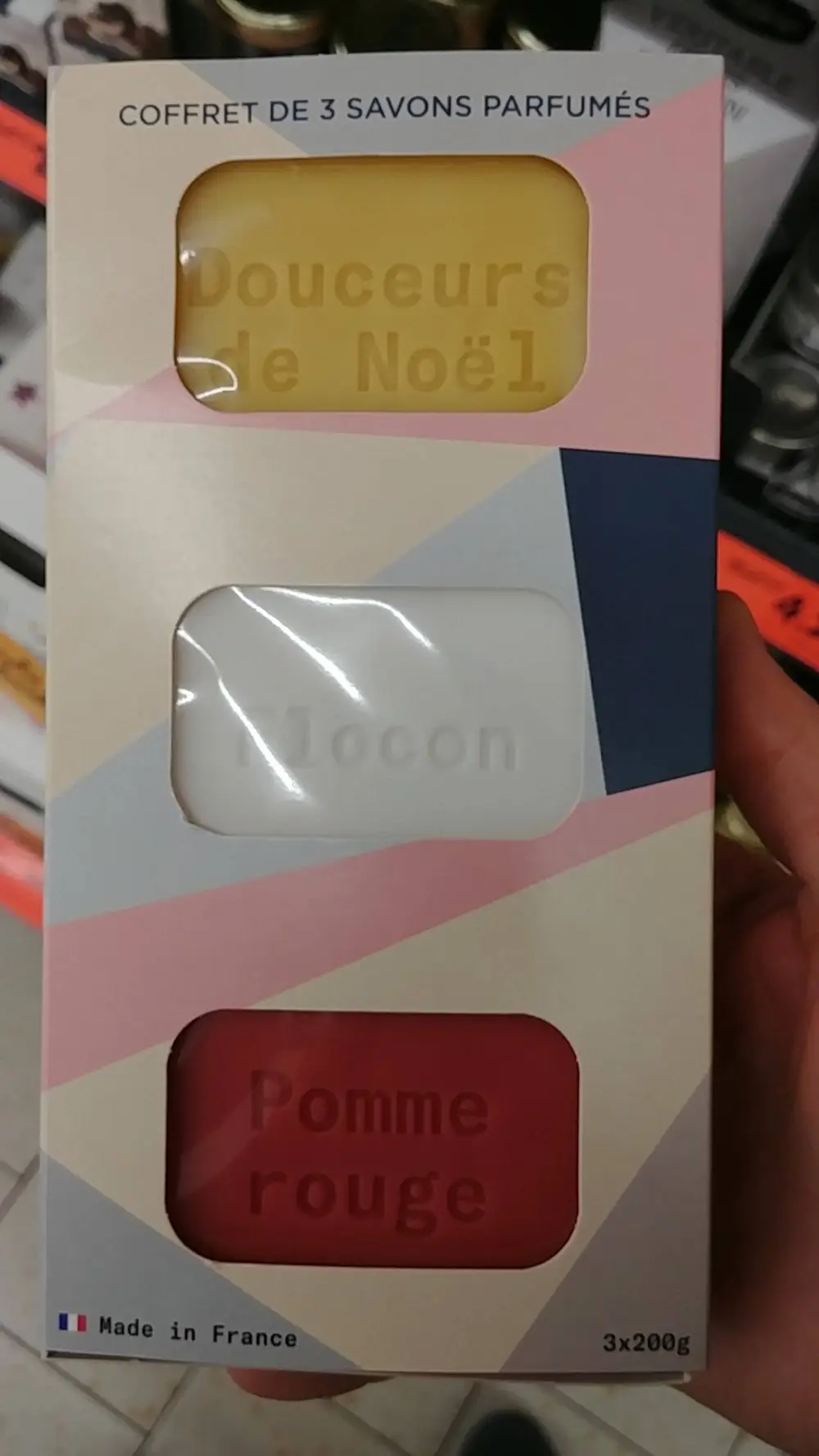SAVONNERIE DE HAUTE-PROVENCE - Coffret de 3 savons parfumés