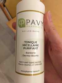 PAVY PHARMACIE - Tonique micellaire purifiant