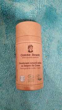 COMME AVANT - Déodorant naturel solide au beurre de cacao bio