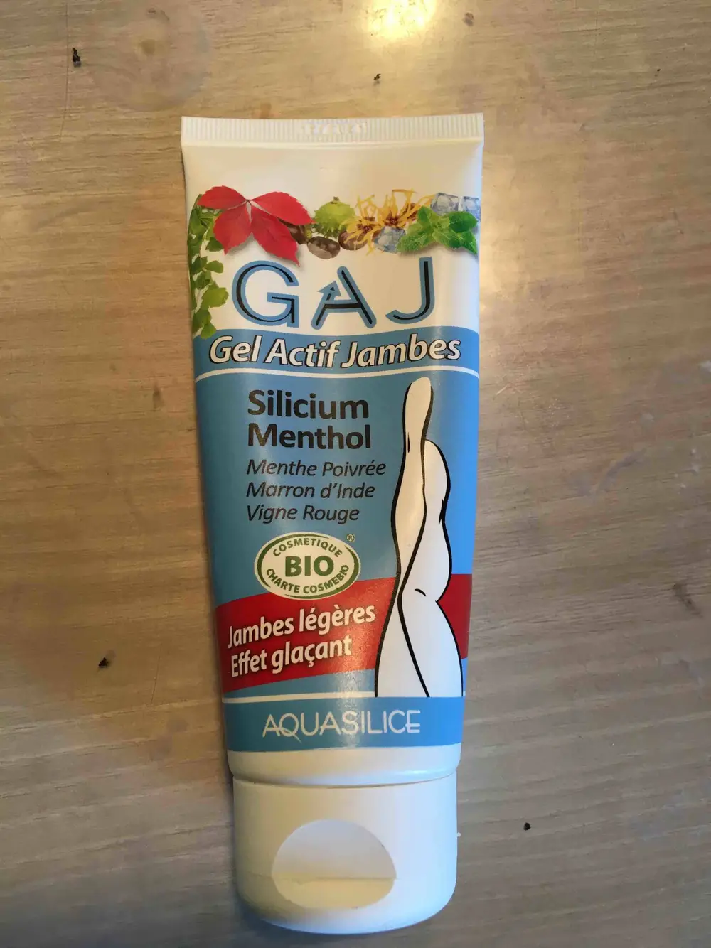 AQUASILICE - GAJ - Gel actif jambes silicium menthol