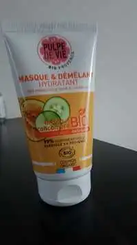 PULPE DE VIE - Masque & démêlant melon & concombre bio