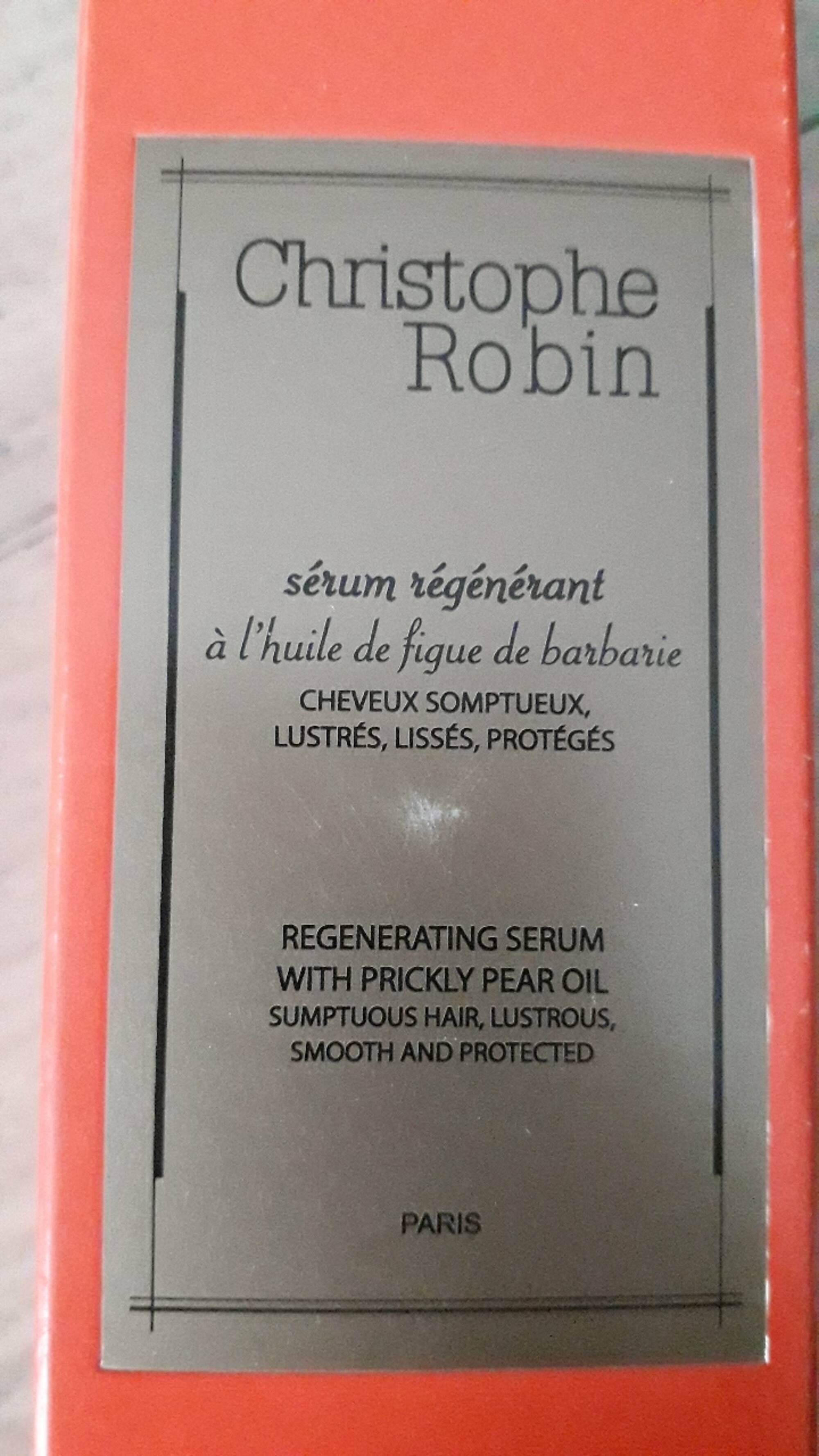 CHRISTOPHE ROBIN - Sérum régénérant à l'huile de figue de barbarie