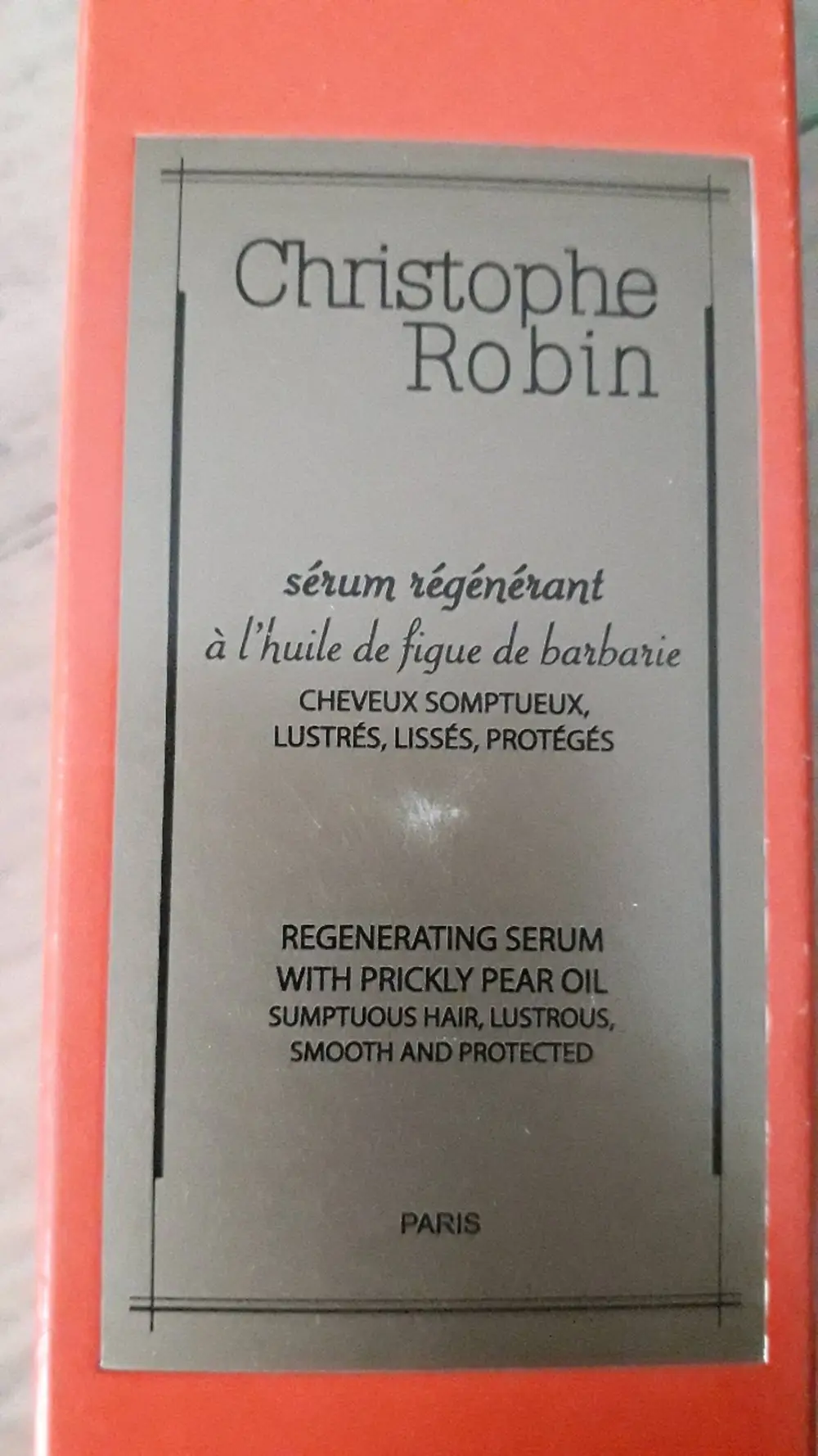 CHRISTOPHE ROBIN - Sérum régénérant à l'huile de figue de barbarie