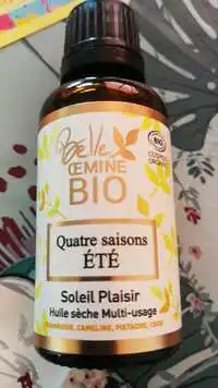 BELLE OEMINE BIO - Quatre saisons été - Soleil Plaisir Huile sèche multi-usage