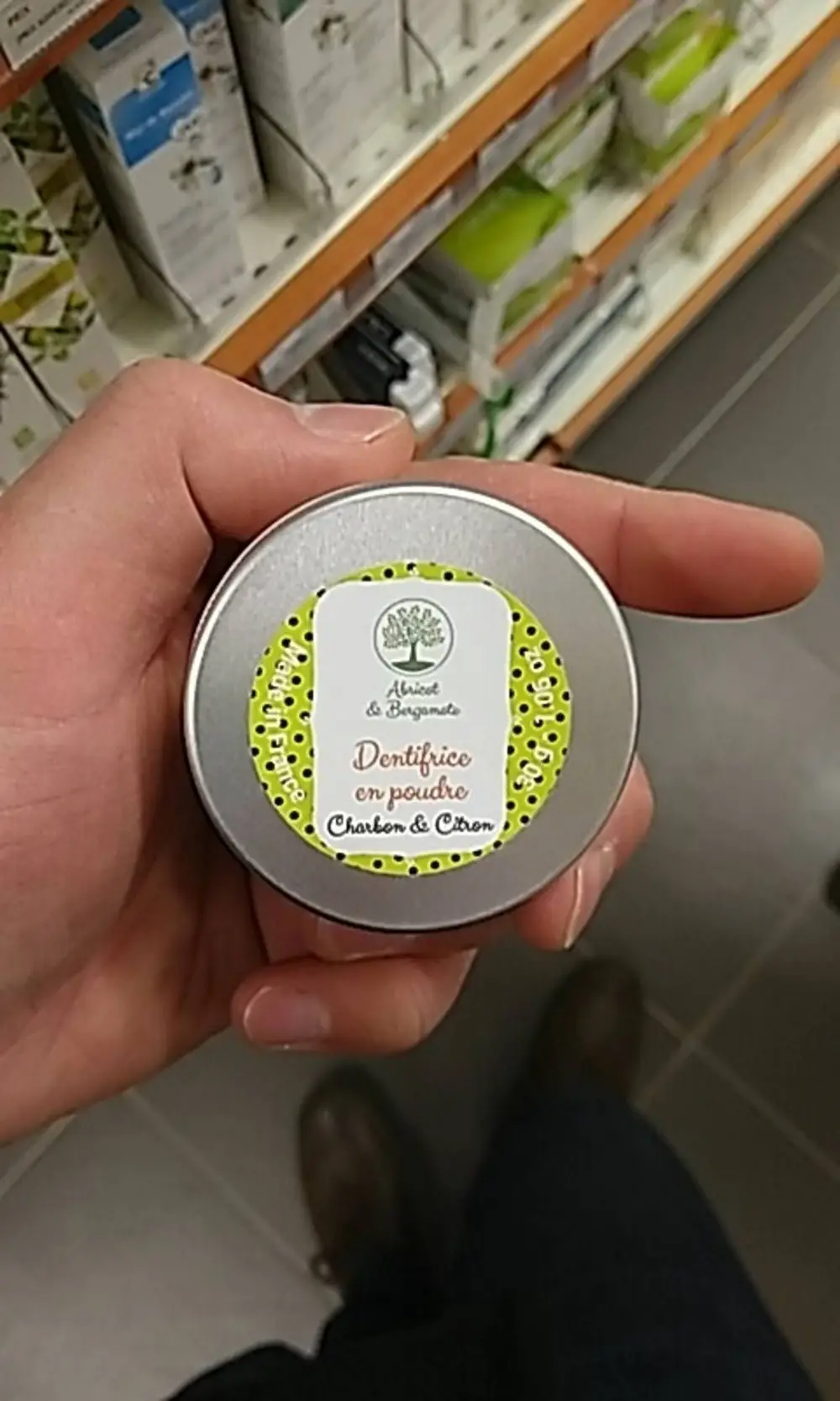 ABRICOTS & BERGAMOTE - Dentifrice en poudre charbon & citron