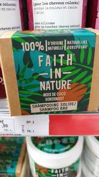 FAITH IN NATURE - Shampooing solide noix de coco