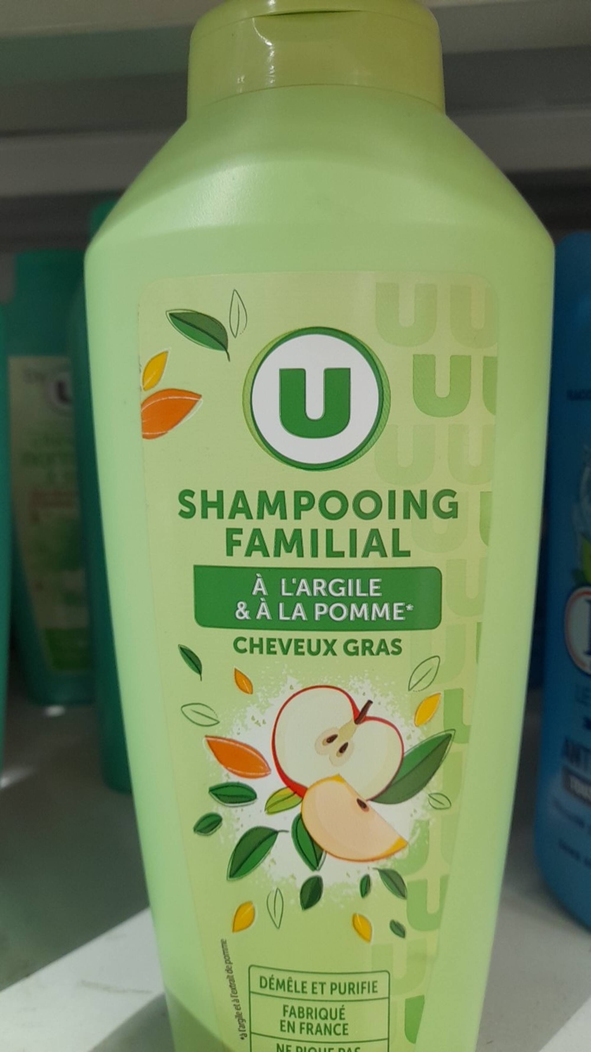 U - Shampooing familial à l'argile et à la pomme