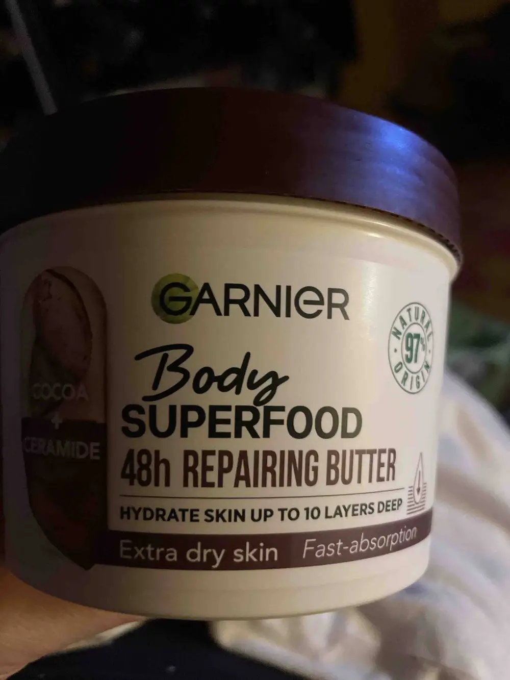 GARNIER - Body superfood 48h repairing butter