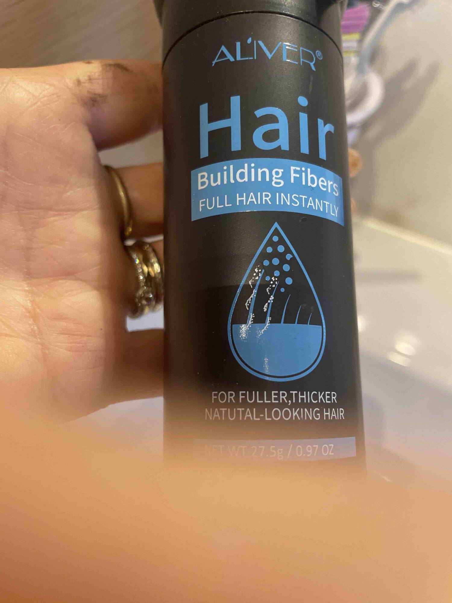 AL'IVER - Hair building fibers full hair instantly