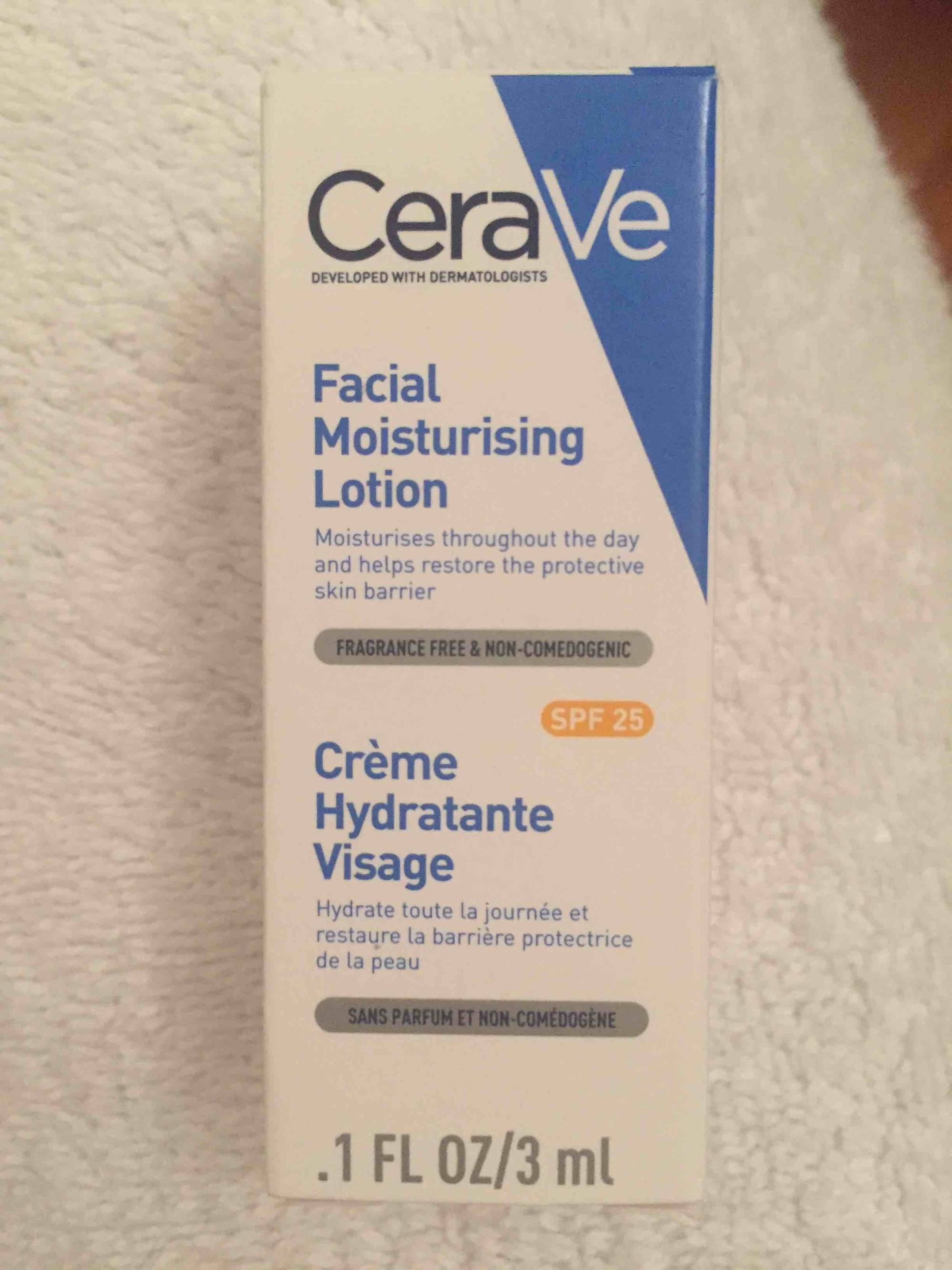 CERAVÉ - Crème hydratante visage SPF 25