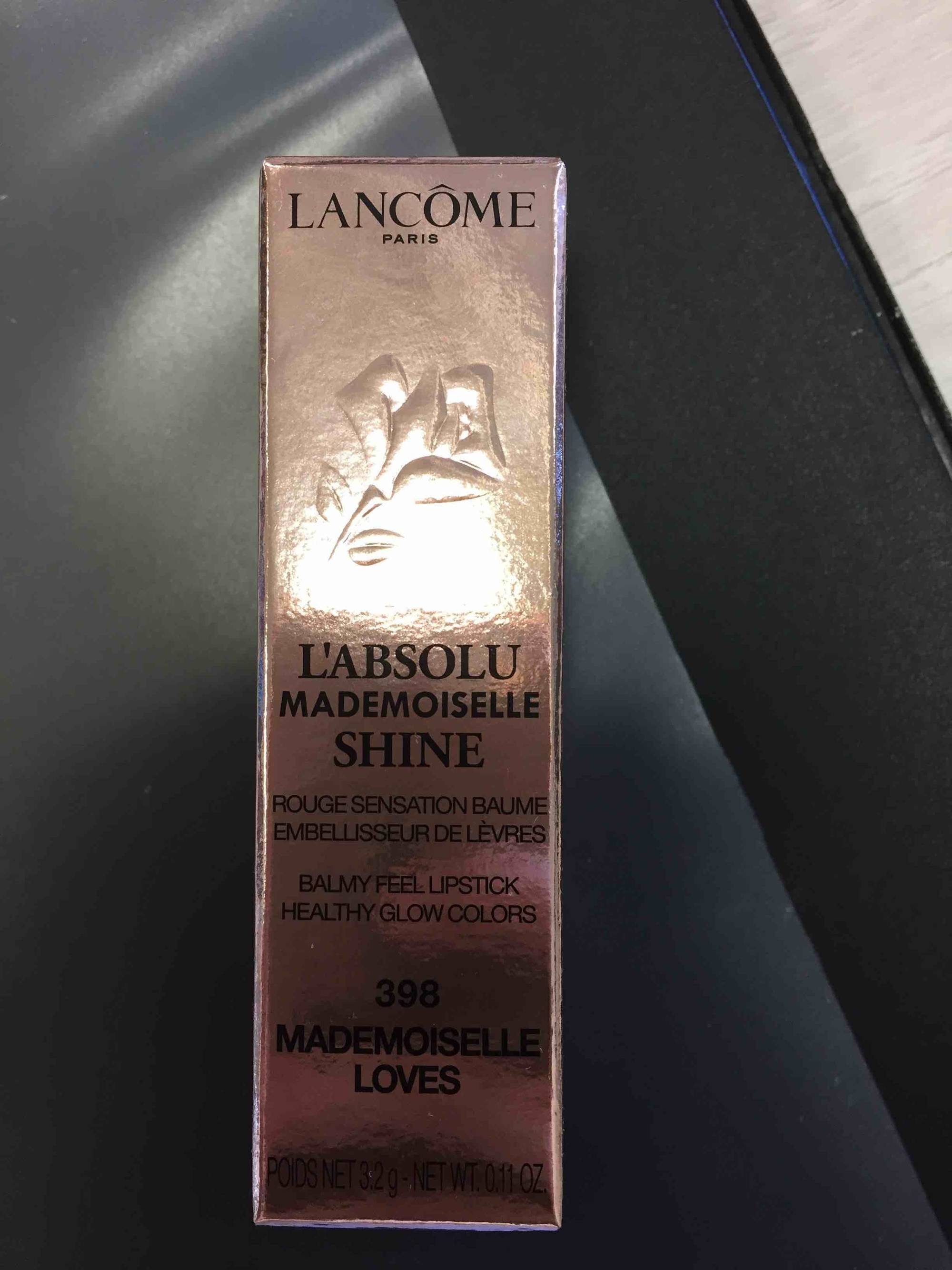 LANCÔME - L'absolu mademoiselle shine - Rouge sensation baume