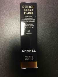 CHANEL - Rouge coco flash - Le rouge hydratant 92 amour