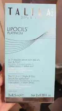 TALIKA - Lipocils platinium - Sérum soin des cils jour & nuit