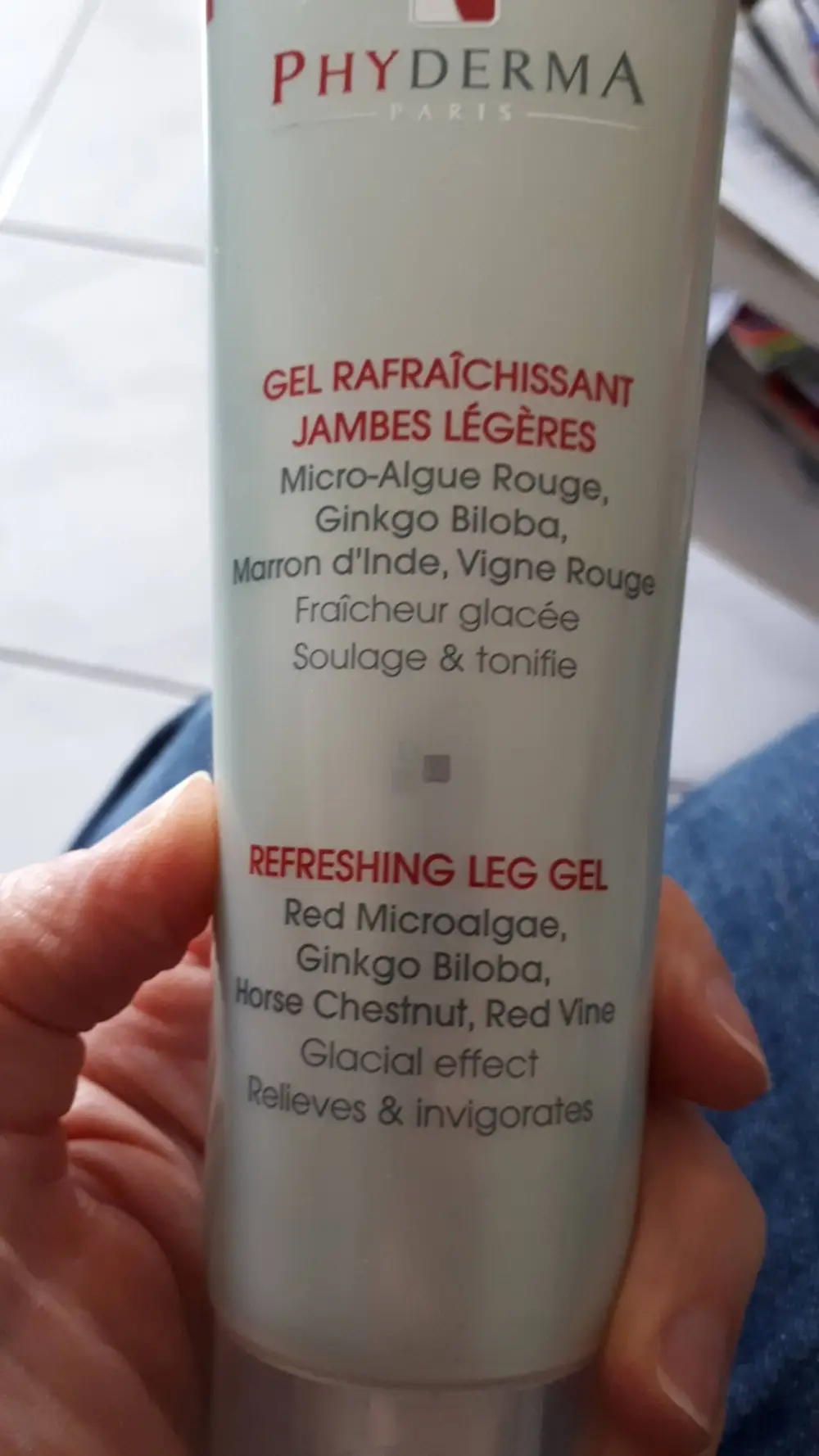 PHYDERMA - Gels rafraîchissant jambes légères