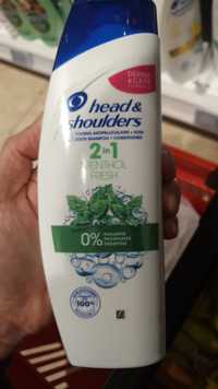 HEAD & SHOULDERS - 2 in 1 Menthol fresh - Shampooing antipelliculaire + soin