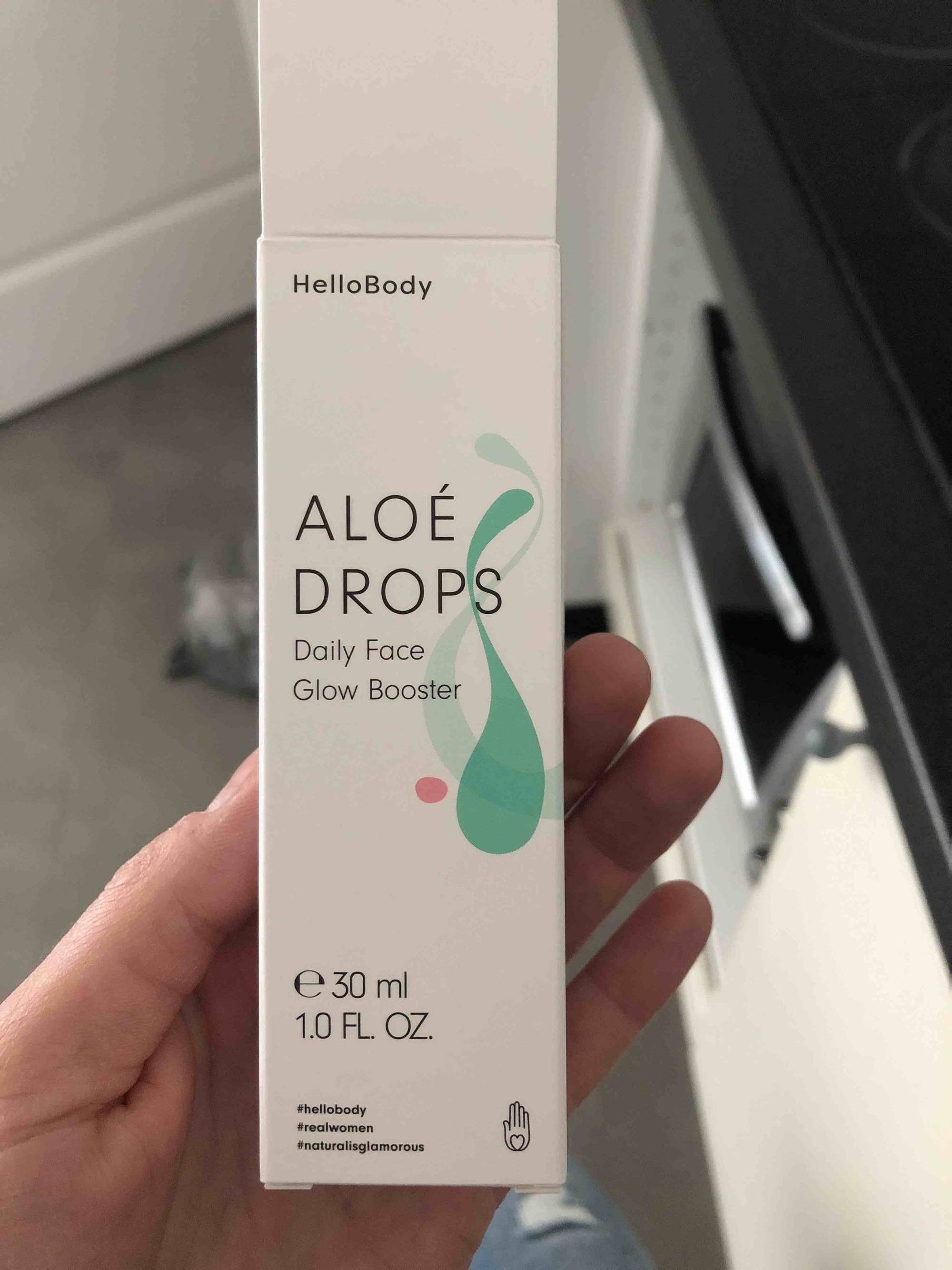 HELLOBODY - Aloé drops - Daily face glow booster