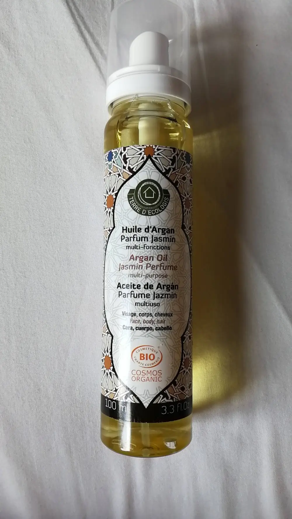 TERRE D'ECOLOGIS - Huile d'argan parfum jasmin