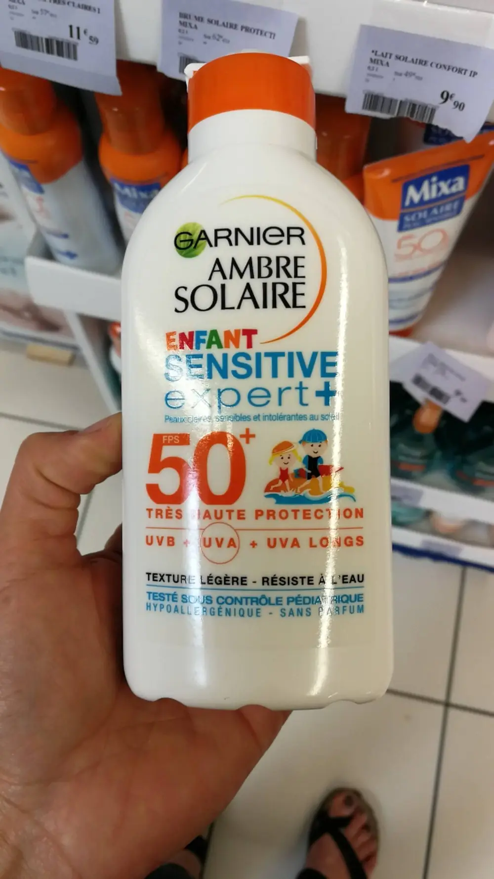 GARNIER - Ambre solaire enfant sensitive expert+ FPS 50+