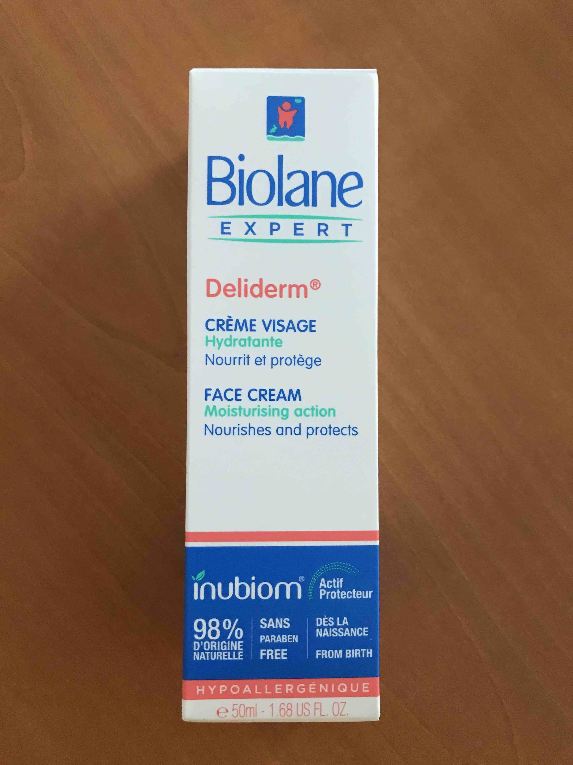 BIOLANE - Deliderm - Crème visage hydratante