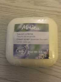 MELVITA - Savon crème fleur de lavande