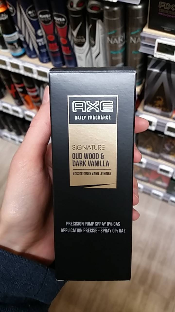 AXE - Daily fragrance bois de oud & vanille noire